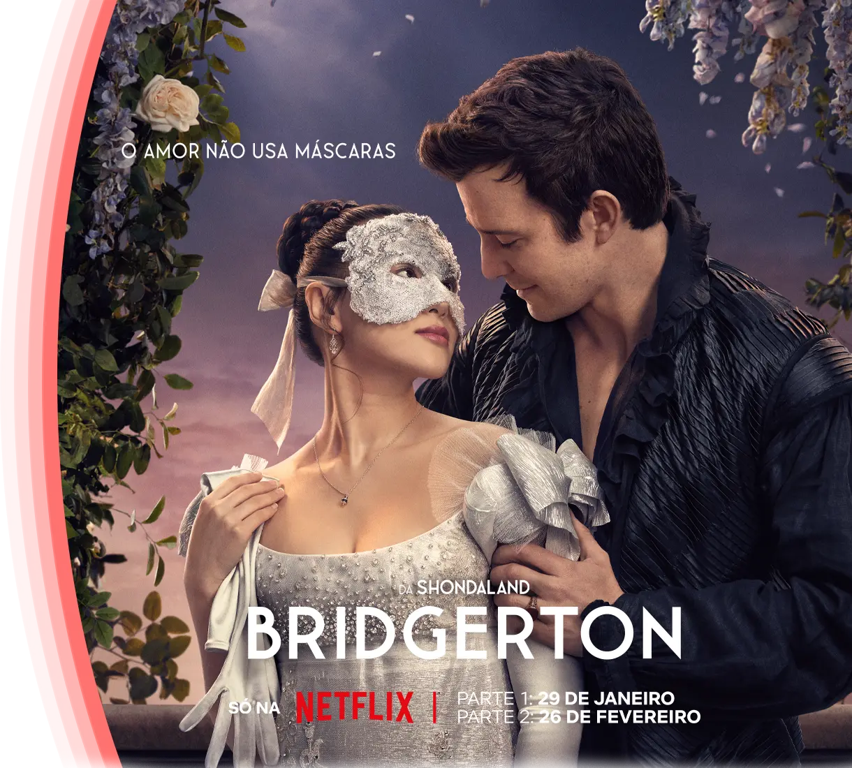 Imagem da série Bridgerton da Netflix